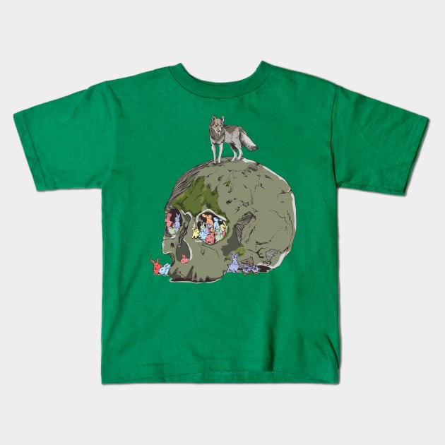 hunt Kids T-Shirt by huebucket